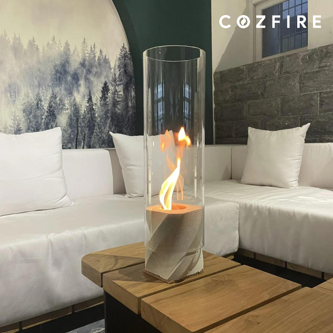 Cozfire - Dancing Fire Lamp + Glass - Cozfire