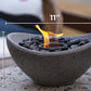 Cozfire Tabletop Fire Pit Curve Bowl - Portable Fireplace for Indoors & Outdoors - Cozfire