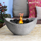 Cozfire Tabletop Fire Pit Curve Bowl - Portable Fireplace for Indoors & Outdoors - Cozfire