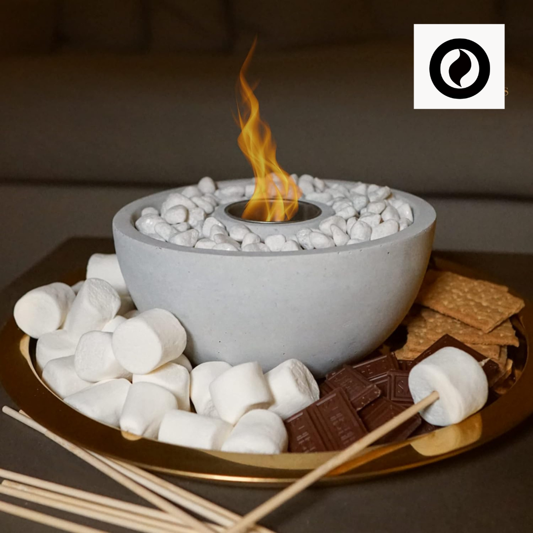 Cozfire Tabletop Fire Pit Bowl - Portable Fireplace for Indoors & Outdoors - Cozfire