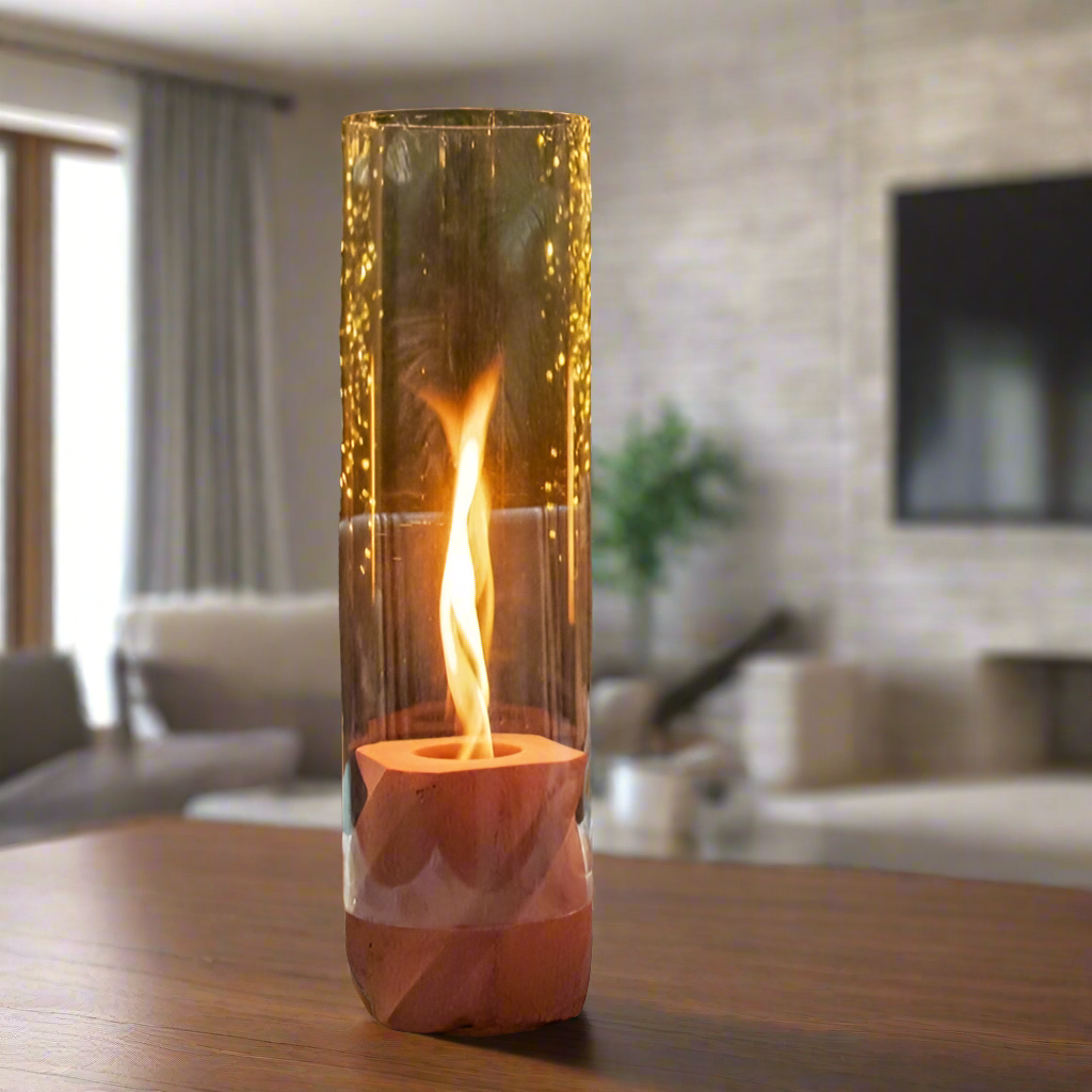 Cozfire - Dancing Fire Lamp + Glass