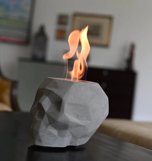 Cozfire Tabletop Skull Fire Pit - Portable Fireplace for Indoors & Outdoors - Cozfire