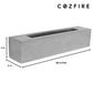 Cozfire Tabletop Rectangular Fireplace - Portable Fire Pit for Indoors & Outdoors